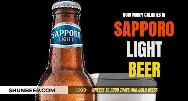 Calorie Count in Sapporo Light Beer: All You Need to Know