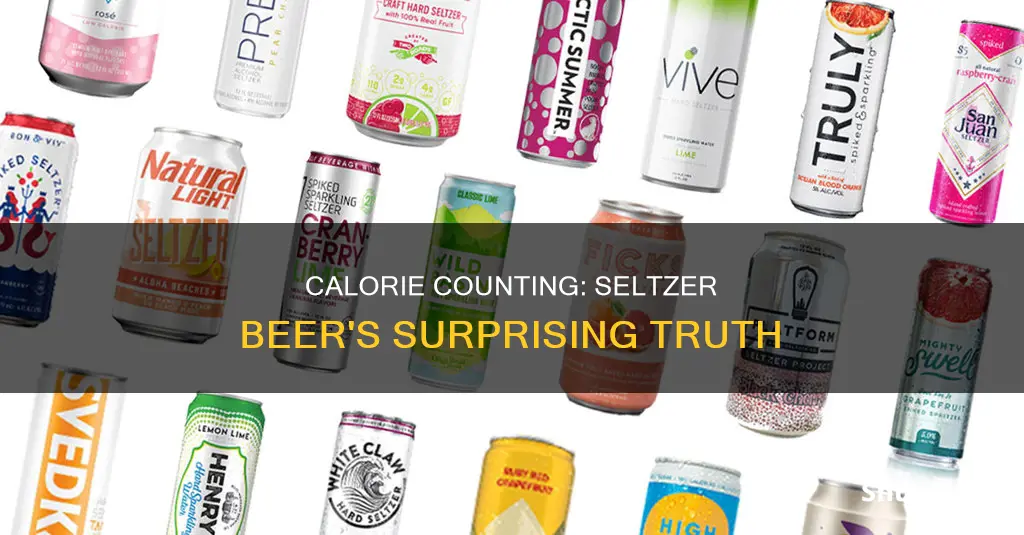 how many calories in seltzer beer