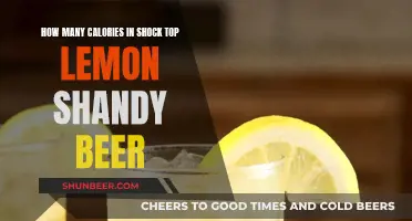 Calories in Shock Top Lemon Shandy Beer Revealed