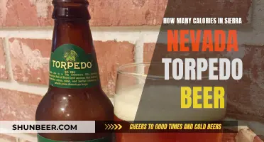 Sierra Nevada Torpedo Beer: Calorie Count and Nutrition Facts