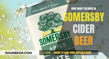 Calories in Somersby Cider Beer: Nutritional Breakdown