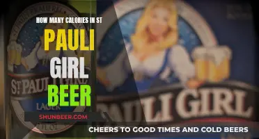 St. Pauli Girl Beer: Calorie Count and Nutrition Facts