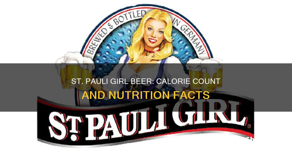 how many calories in st pauli girl beer