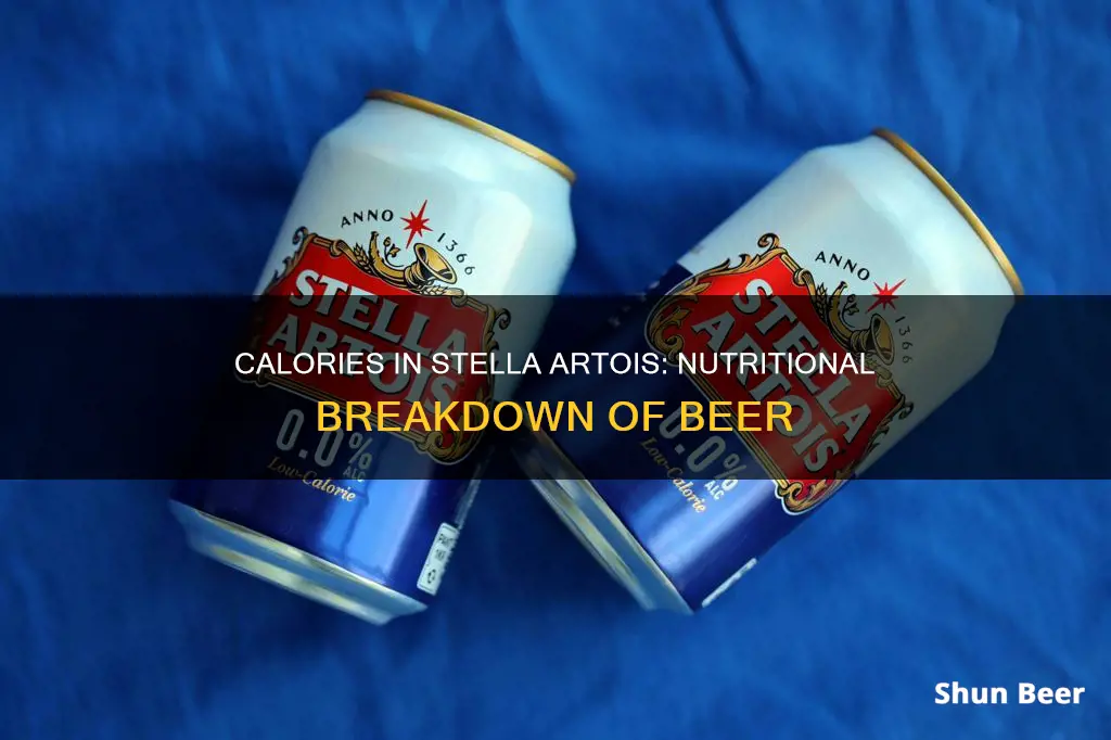 how many calories in stella arois beer