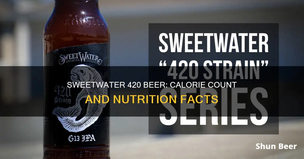 how many calories in sweetwater 420 beer