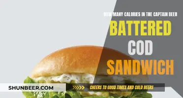 Calorific Captain: Beer-Battered Cod Sandwich Calories Unveiled