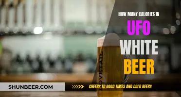 UFO White Beer: Calories and Nutrition Facts