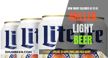 Calorie Counting: Miller Light Beer's Nutritional Breakdown