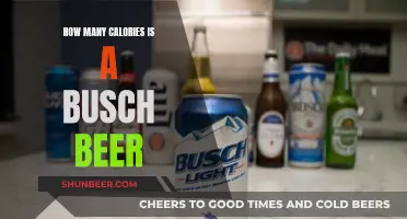 Calorie Counting: Busch Beer's Nutritional Breakdown