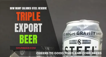 Steel Reserve Triple Export Beer: Calorie Breakdown