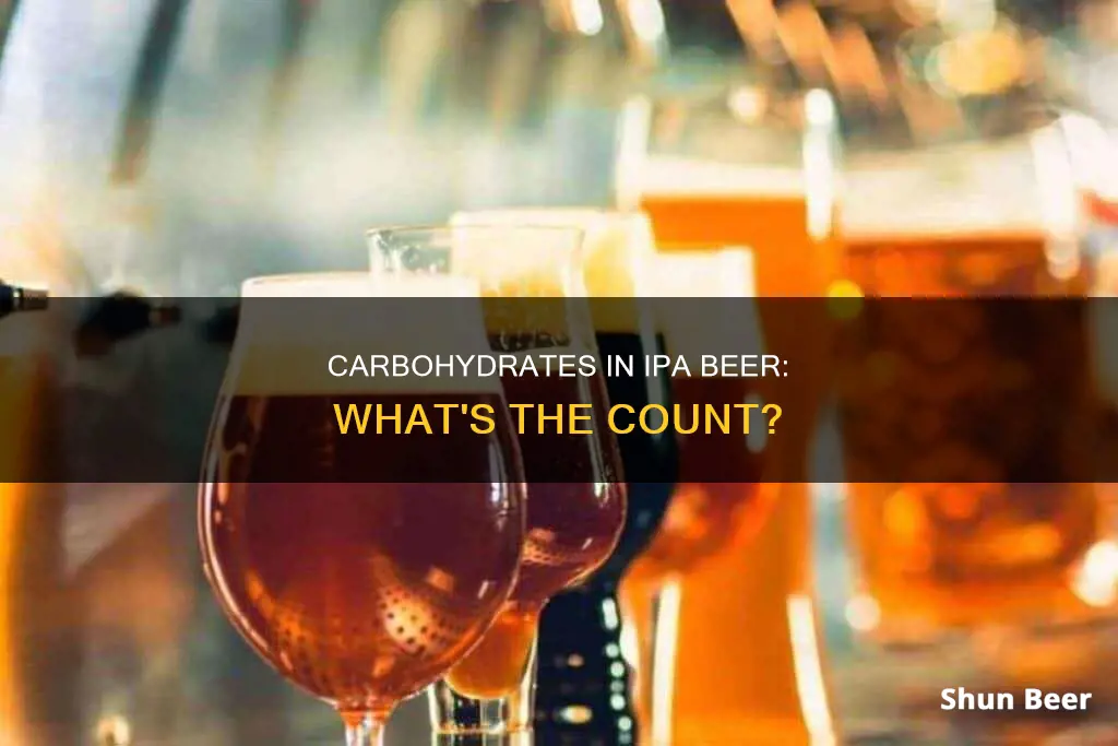 how many carbohydrates in ipa beer