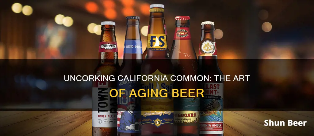 how many days does california common beer age