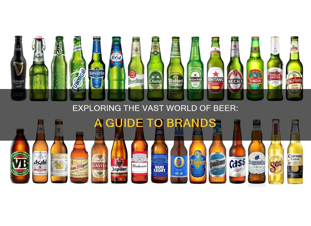 how many different beer brands are there