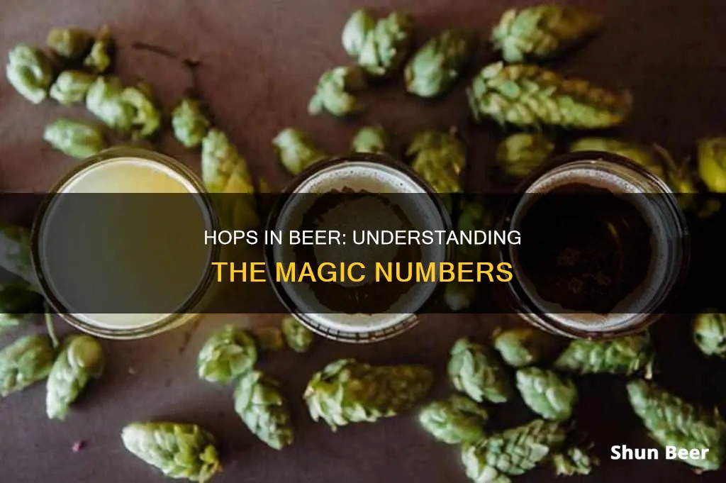 how many mg of hops in a beer