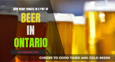 Ontario Beer Pints: Ounces Explained