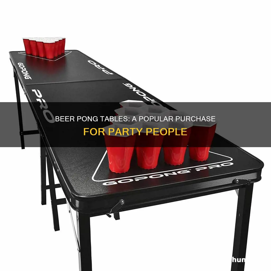 how many people buy beer pong tables