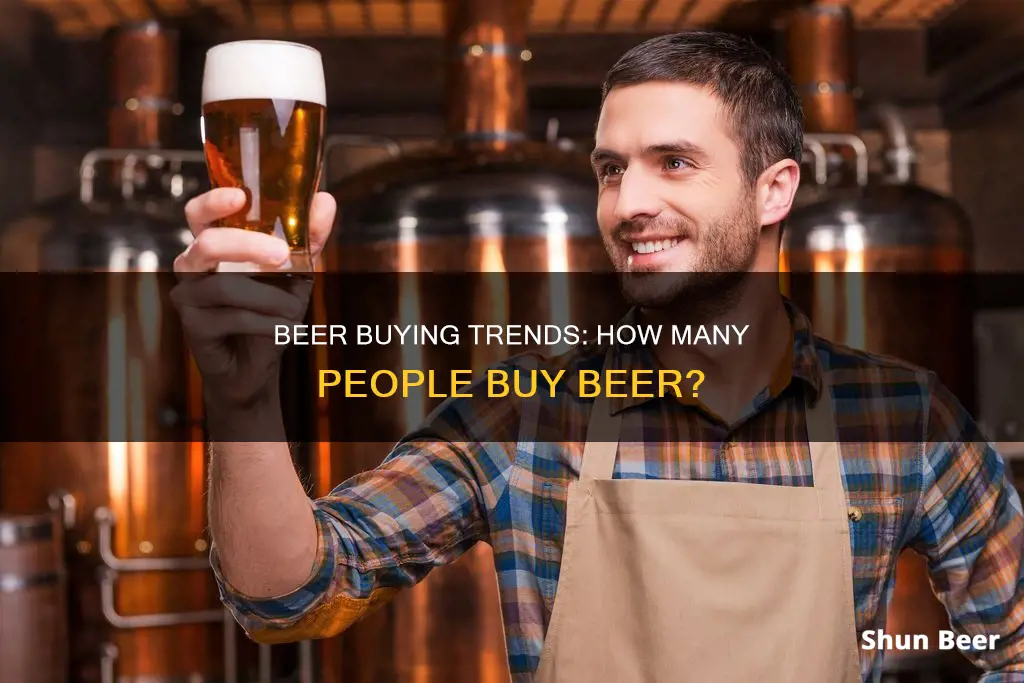 how many people buy beer