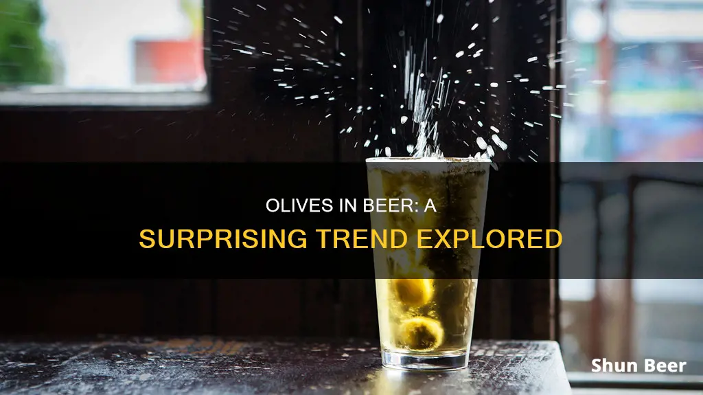 how many people put olives in beer