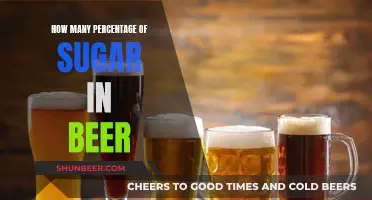 Sugar in Beer: What's the Sweet Percentage?