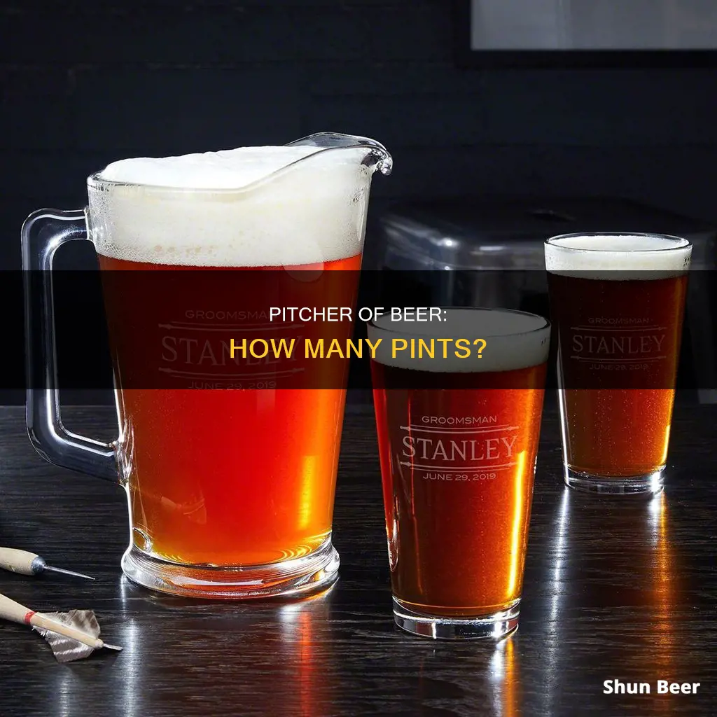 how many pints are in a pitcher of beer