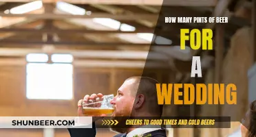 Beer for Wedding Guests: How Many Pints to Buy?