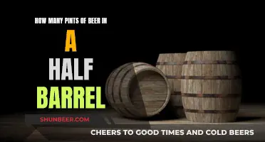 Barrel Breakdown: Pint Glasses in Half a Beer Keg