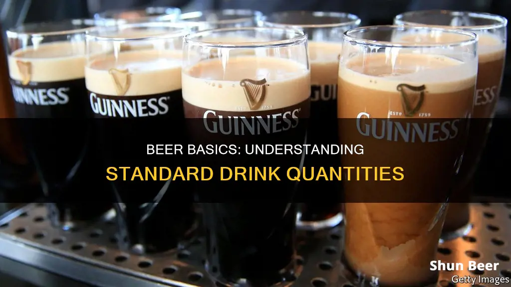 how many standard drinks in a 330ml beer