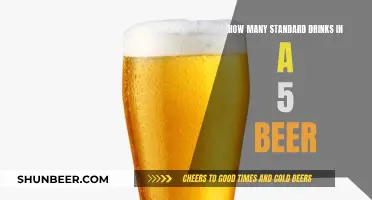 Beer Buzz: Five Beers, Many Drinks?