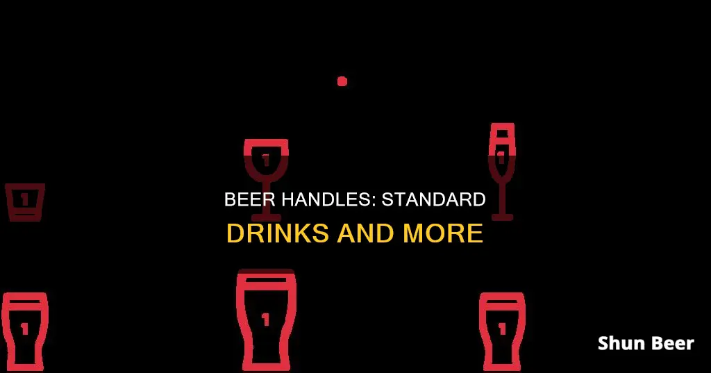 how many standard drinks in a handle of beer