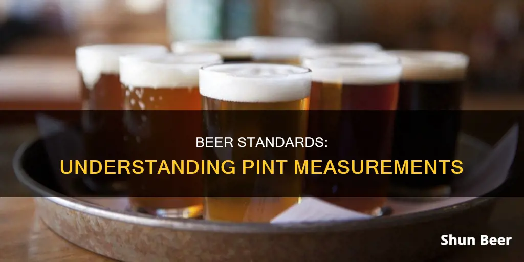 how many standards in a pint of beer