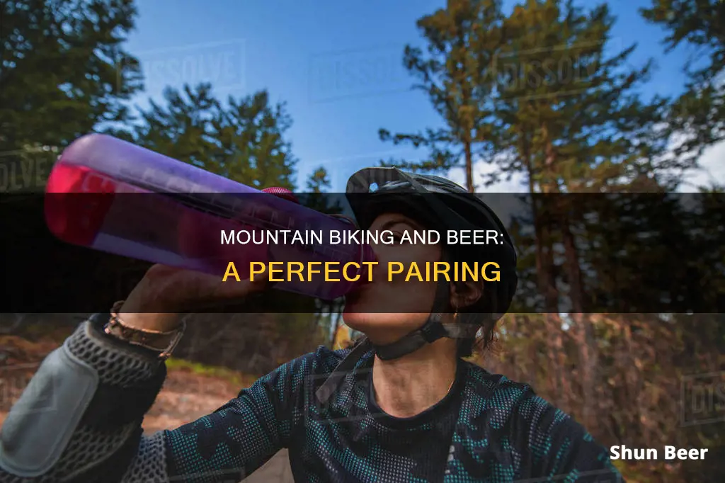 how mountain bikers drink beer