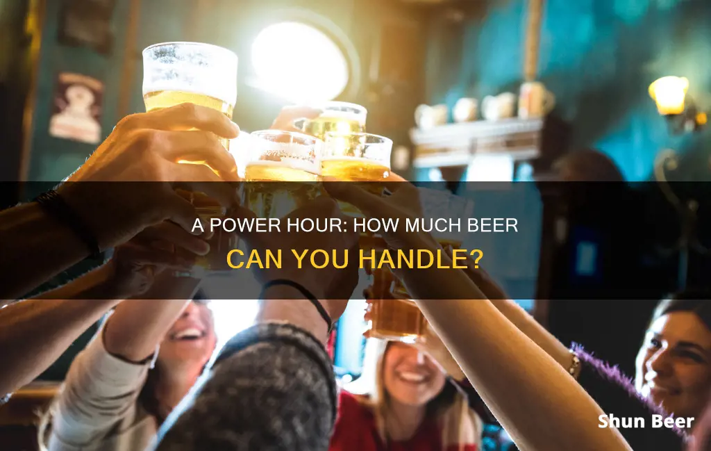 how mucb beer do you drink in a power hour