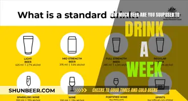 Beer Consumption: Weekly Intake Recommendations and Guidelines