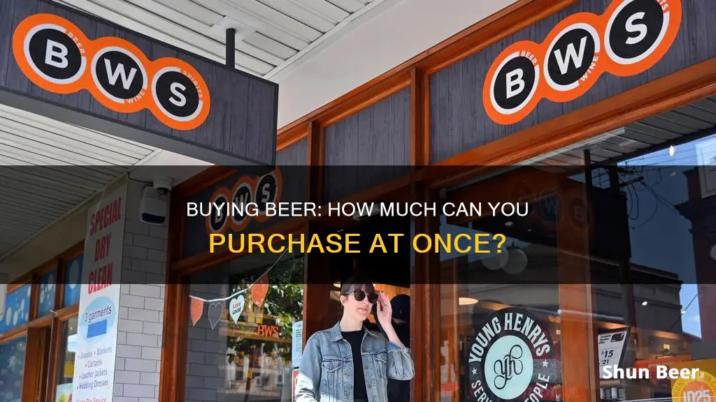 how much beer can i buy at one time