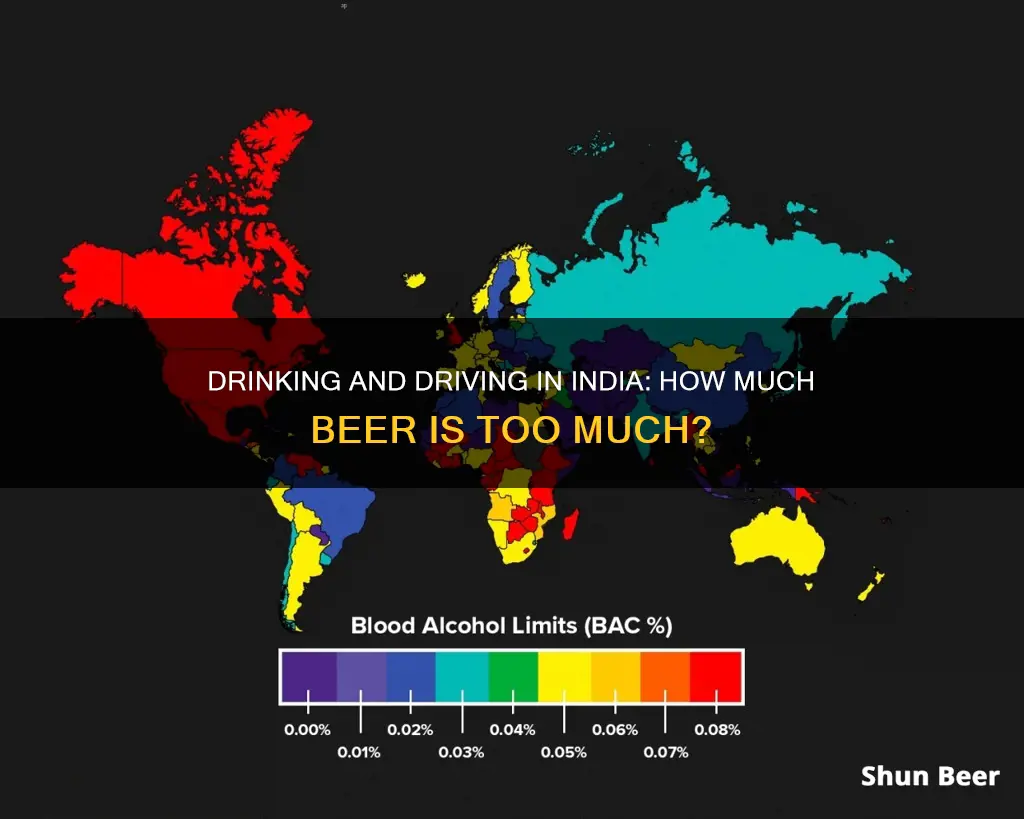 how much beer can I drink and drive in india