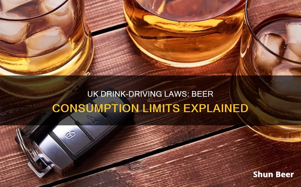 how much beer can I drink and drive uk