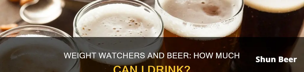 how much beer can I drink on weight watchers