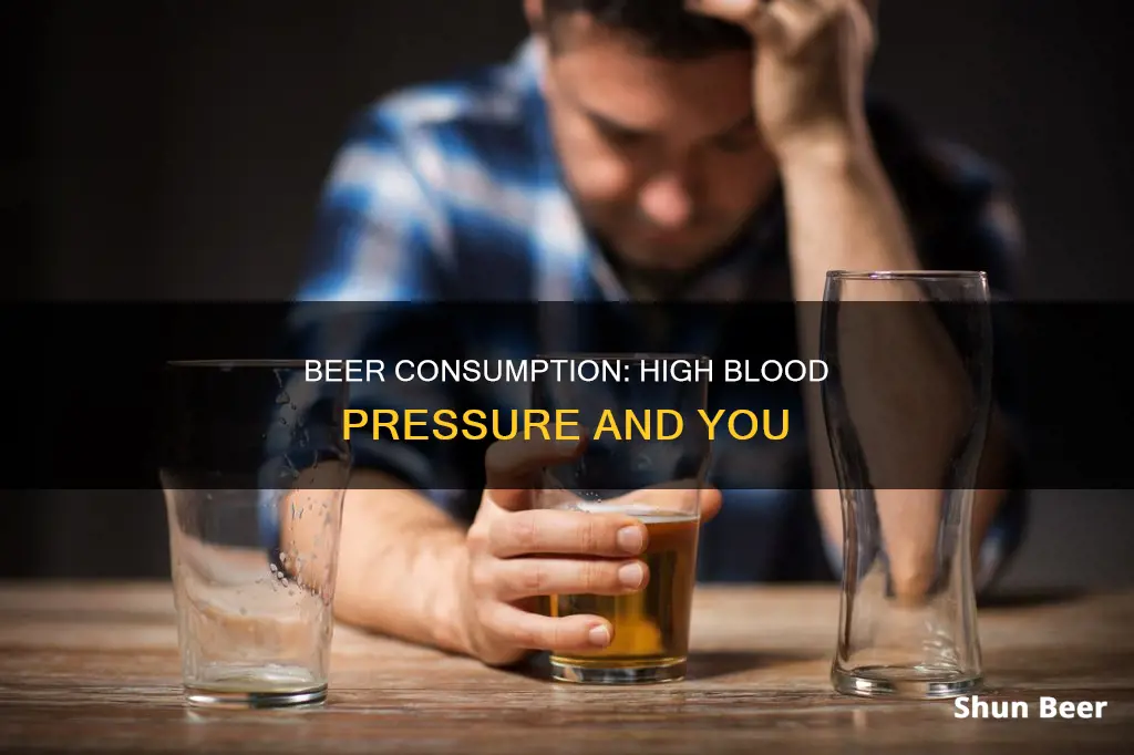 how much beer can I drink with high blood pressure