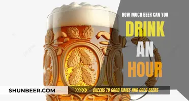 Drinking Beer: How Much Is Too Much in an Hour?