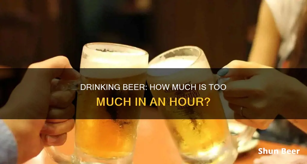 how much beer can you drink an hour