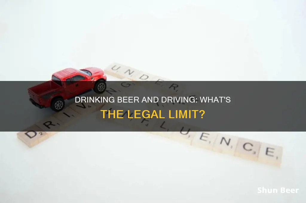 how much beer can you drink and drive