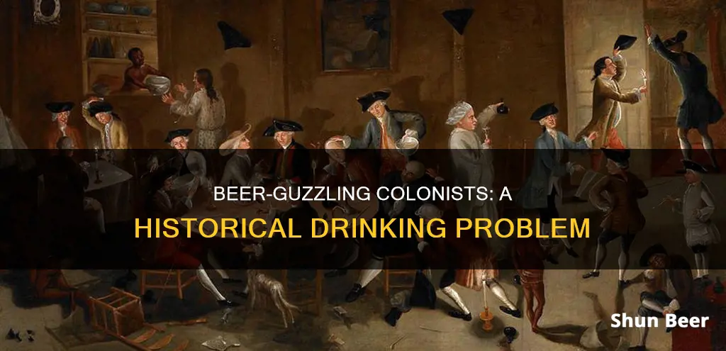 how much beer did colonist drink