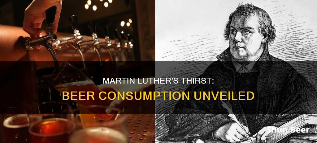 how much beer did luther drink