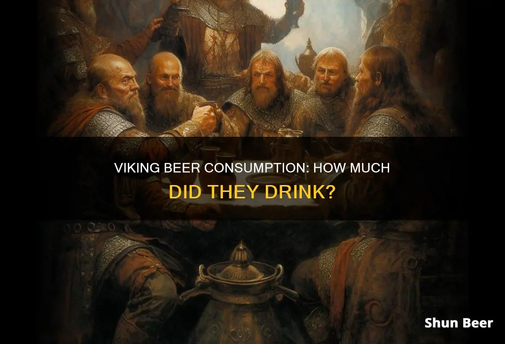 how much beer did vikings drink