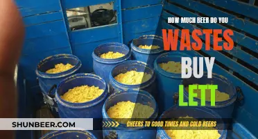 Beer Wastage: Leftover Brews and Lost Money