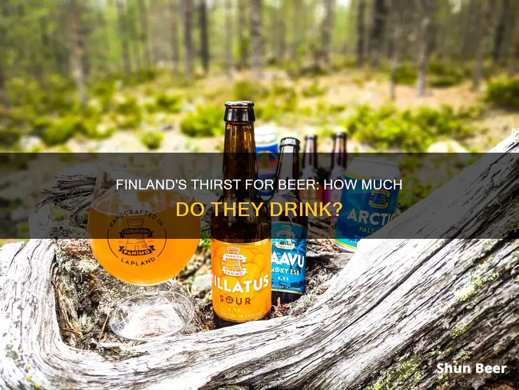 how much beer does finland drink