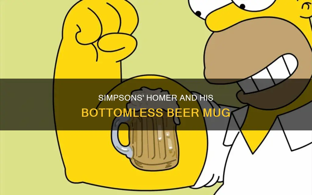 how much beer does homer drink