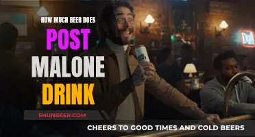 Post Malone's Beer Consumption: How Much Is Too Much?