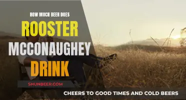 Rooster McConaughey's Beer Habits: How Much Is Too Much?