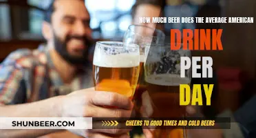 Americans' Daily Beer Consumption: How Much is Too Much?